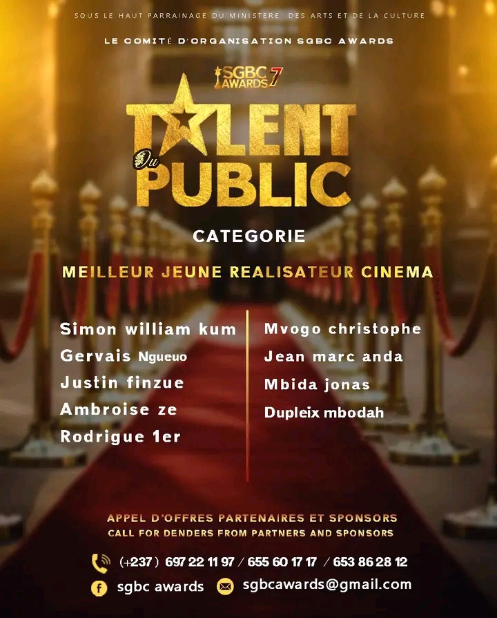 MEILLEUR JEUNE RÉALISATEUR 